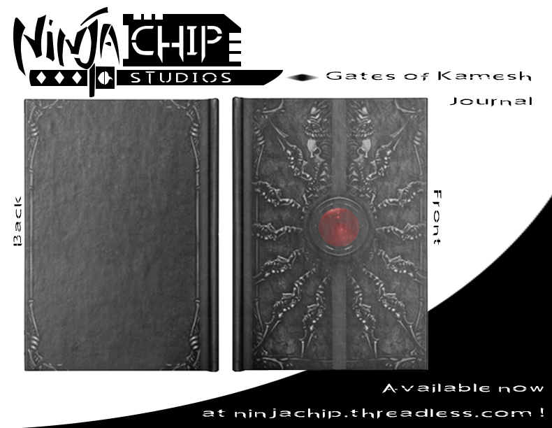 Project Elysium - Notebook Cover - Gates of Kamesh